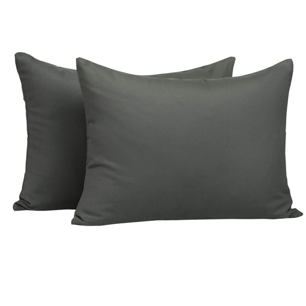 NTBAY toddler pillowcase in dark grey with zipper for secure pillow cover