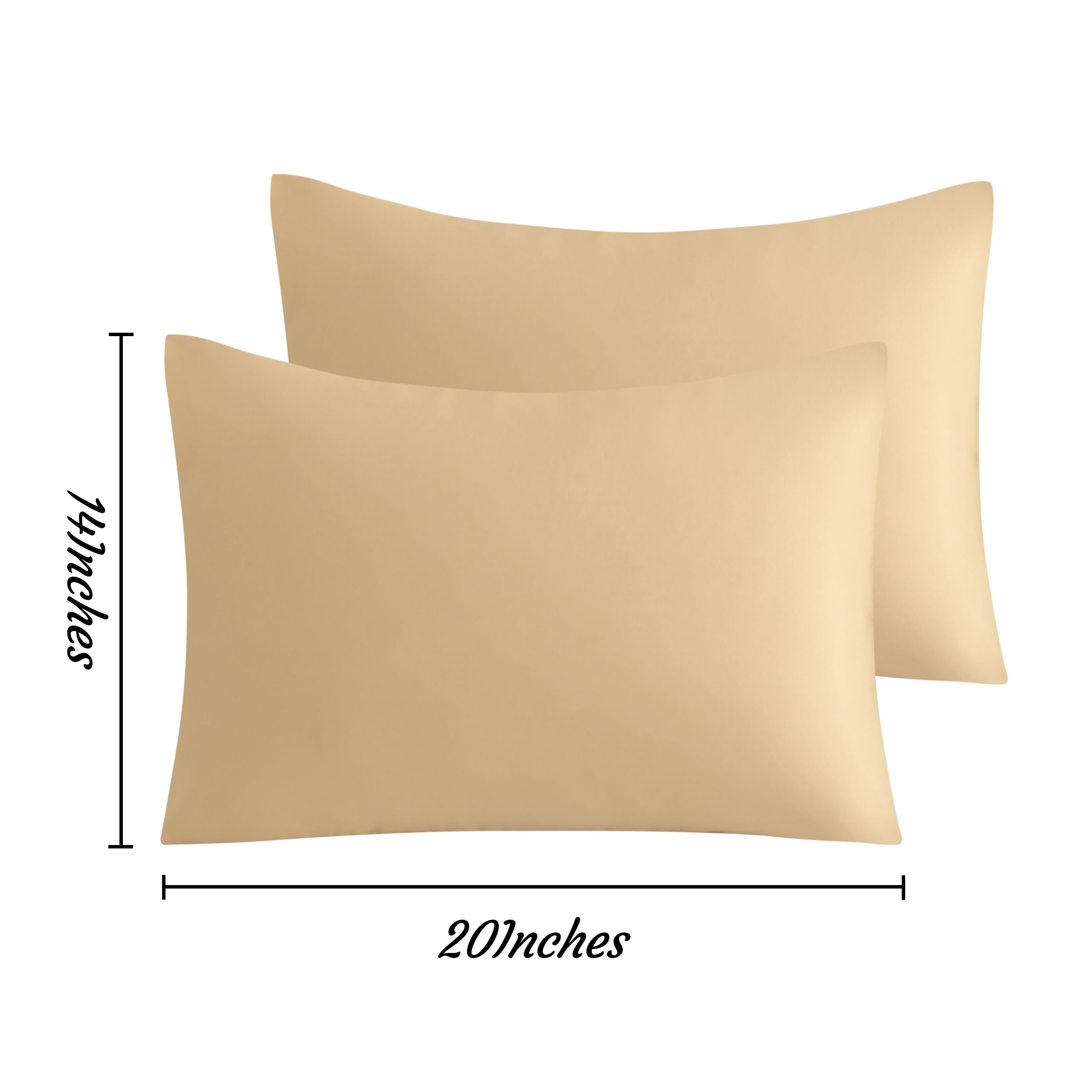 NTBAY light taupe pillowcase adds calm, versatile look to nursery or bed.