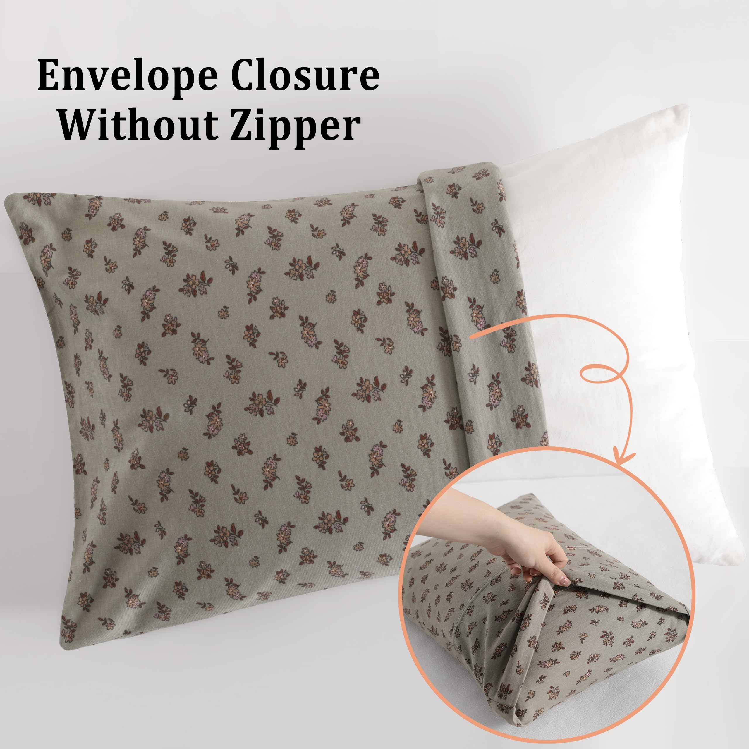 NTBAY pillowcase on a pillow highlighting 13x18 inch size