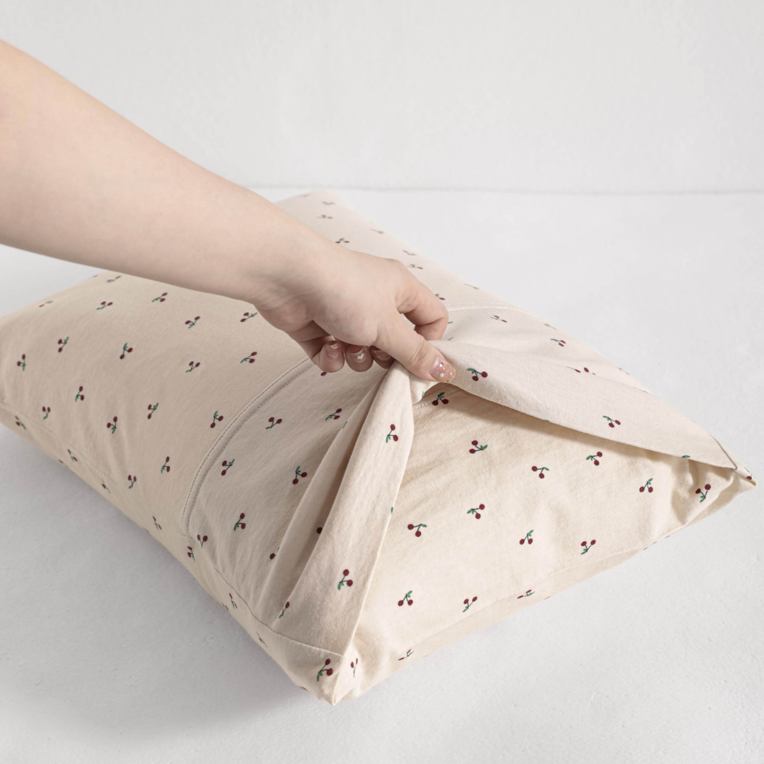 NTBAY soft cotton closeup pillowcase highlights breathable texture for all-night comfort