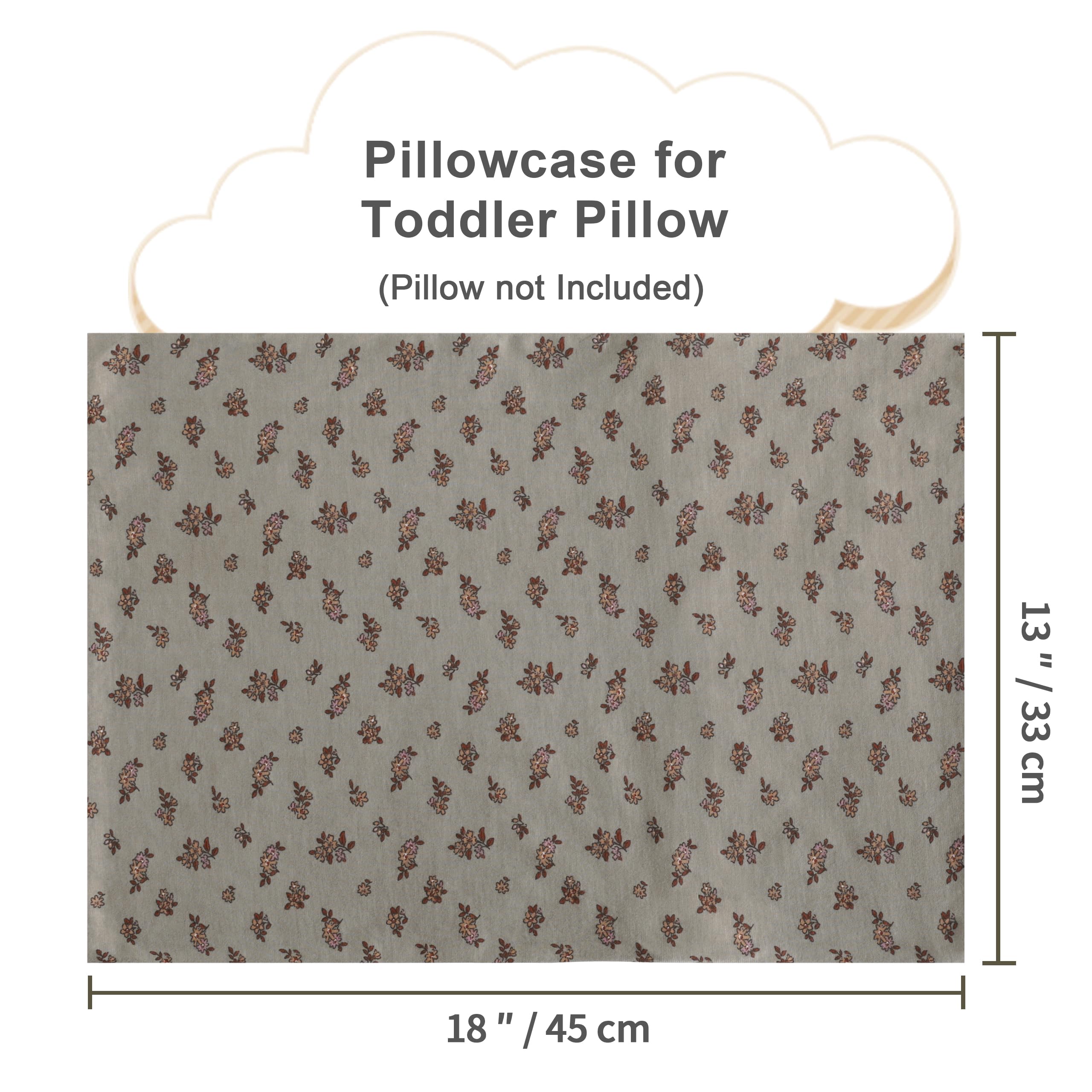 NTBAY travel-friendly toddler pillowcase ready for trips and naps