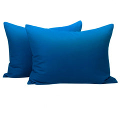 NTBAY zipper-closure royal blue toddler pillowcase showing secure fit and easy removal.