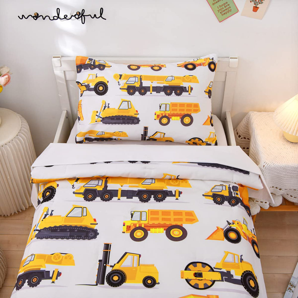 NTBED pillowcase closeup, reversible design adds variety and comfort for nap time.