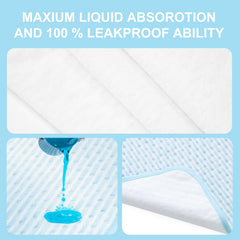 Ntoaujao cotton-soft surface bed pad stays comfortable overnight