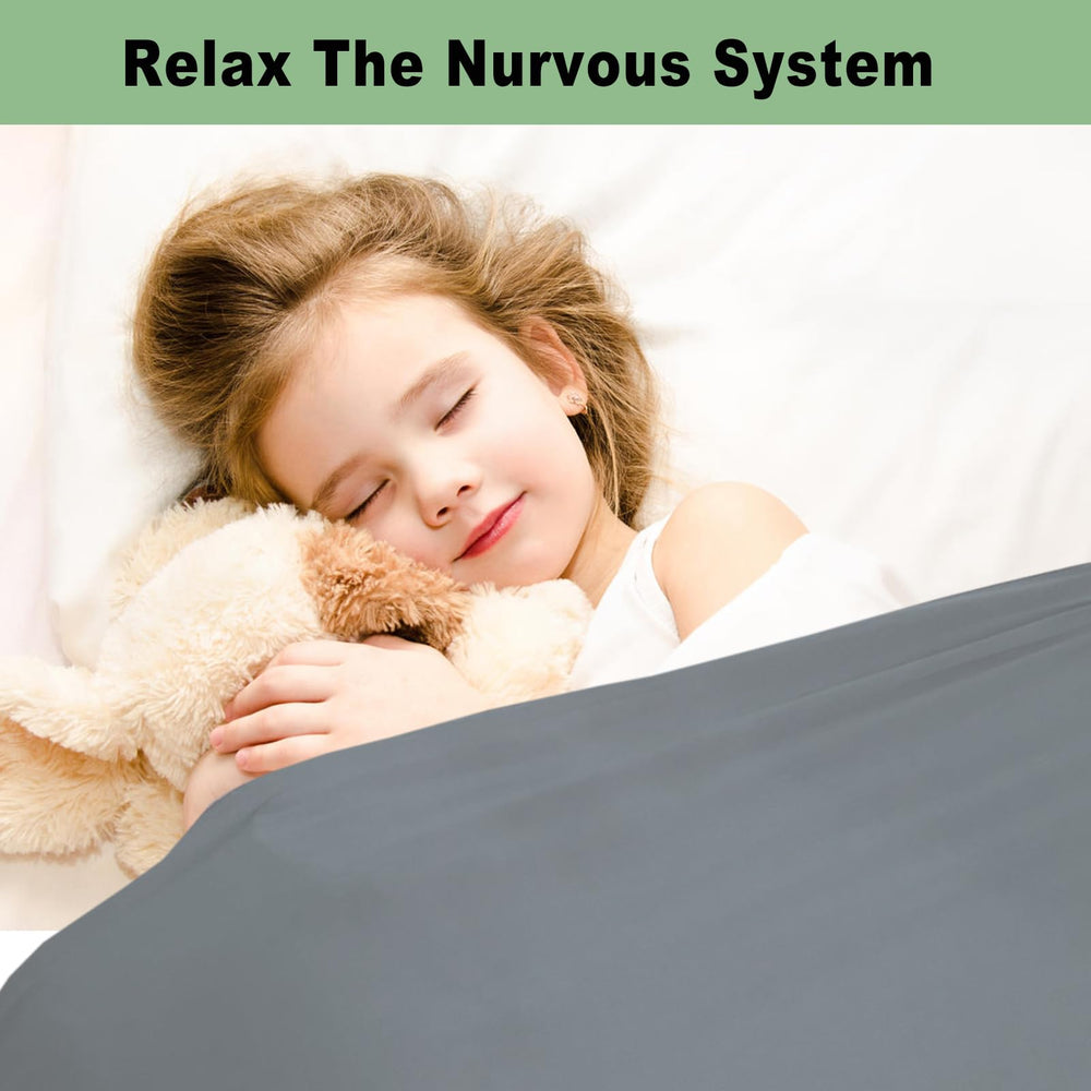 Ntomtuex sensory bed sheet weighted effect creates secure, restful nights