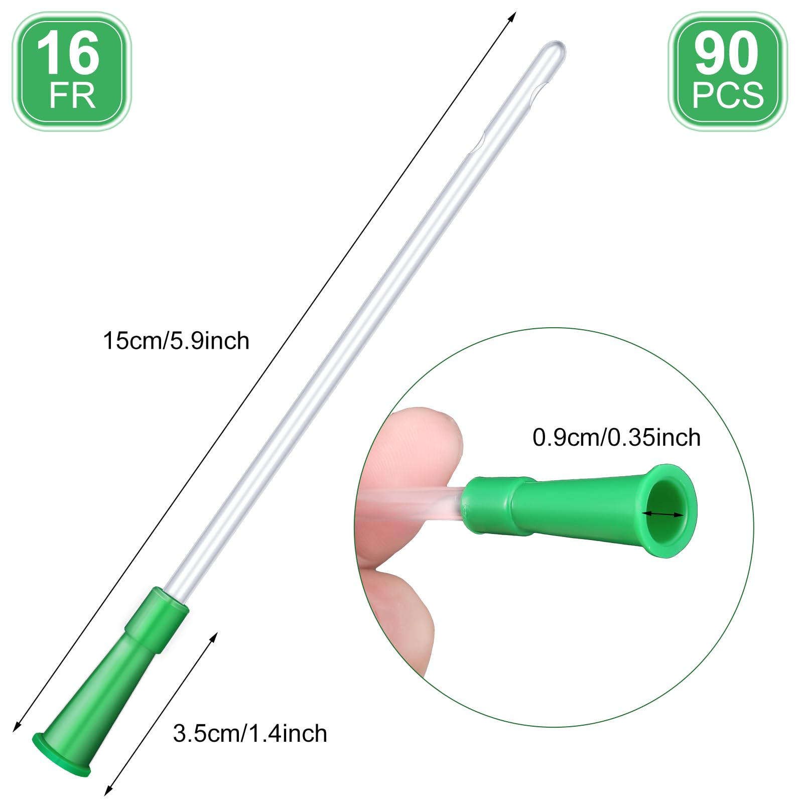 Nuanchu 90 PVC tube individual pack, hygienic and portable for travel use.