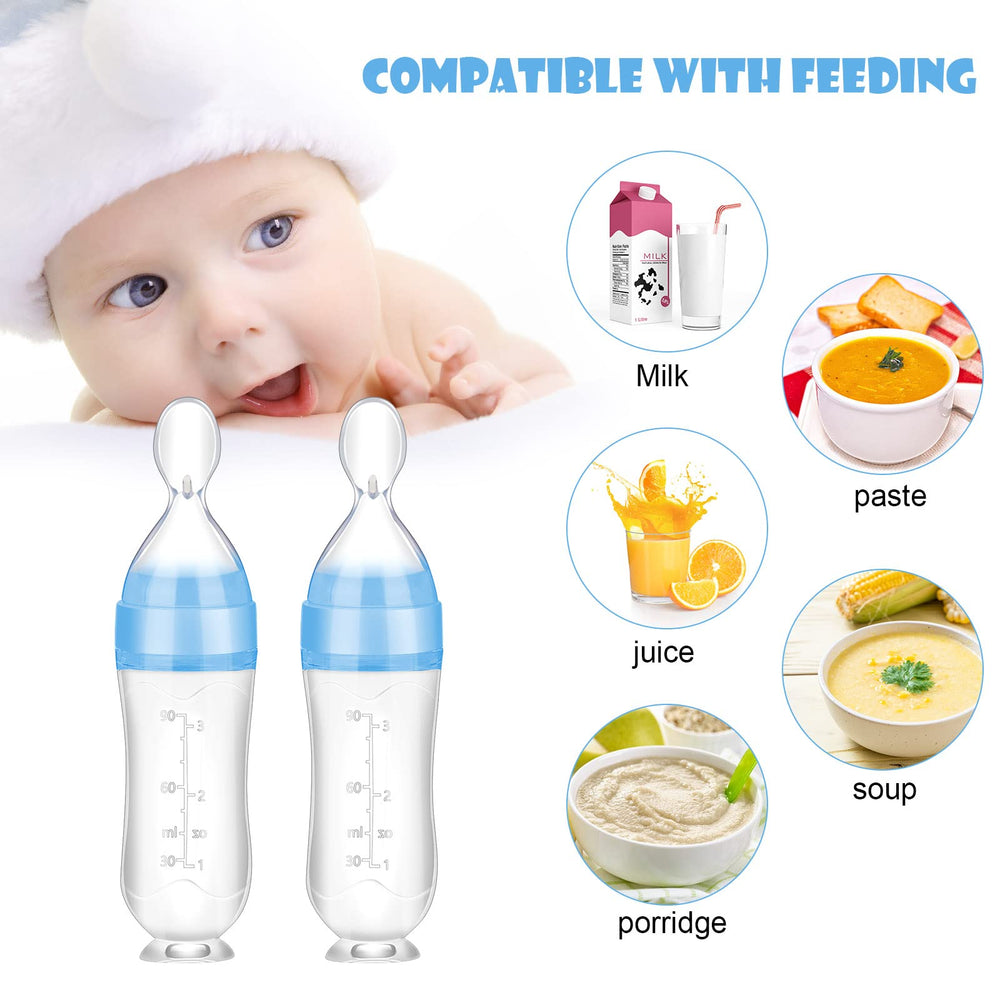 Nuanchu filterable spoon reduces large particles for safer feeding.