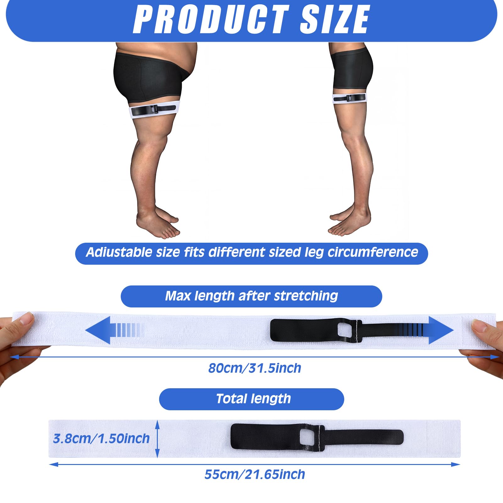 Nuanchu leg strap crafted from soft, breathable fabric for comfortable wear.