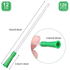 Nuanchu PVC enema tube with 15 cm length offers easy insertion.
