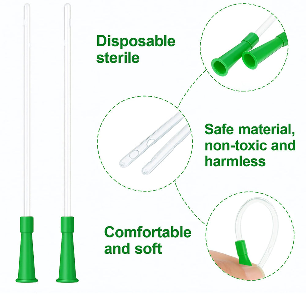 Nuanchu PVC tubes 14FR green color for reliable flow.