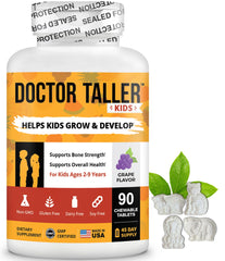 NuBest Doctor Taller Kids bottle front view for daily multivitamin routine