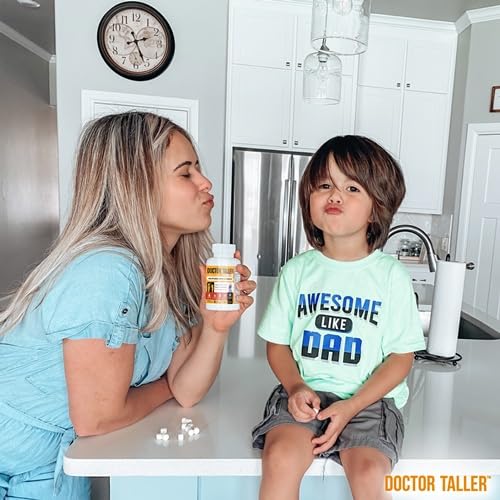 NuBest Doctor Taller Kids packaging showing 90 chewables for a practical supply