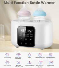 Nubite 5-in-1 function diagram highlights multiple modes for milk, food, and thawing.