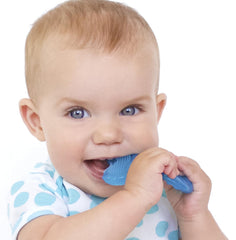 Nuby back-teeth teether targets hard-to-reach areas for relief