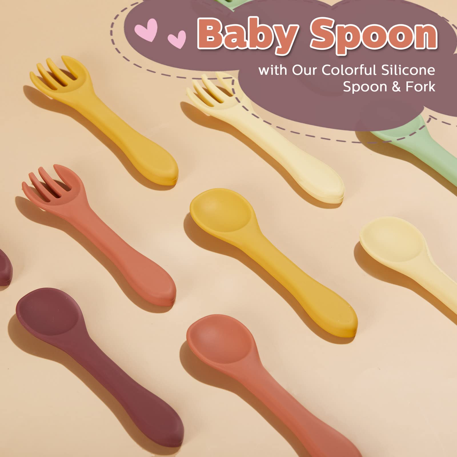 Nuenen easy-clean silicone utensils resist deformation.