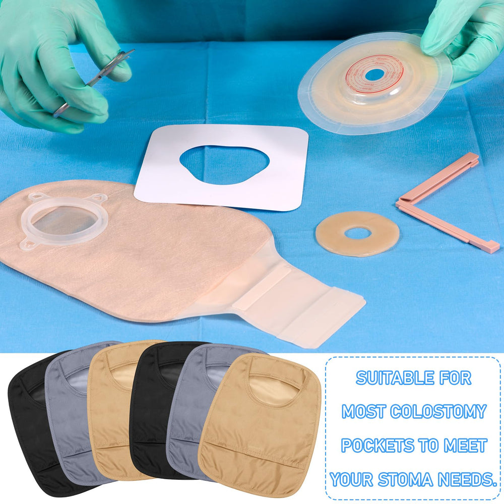 Nuenen packaging includes six ostomy bag covers