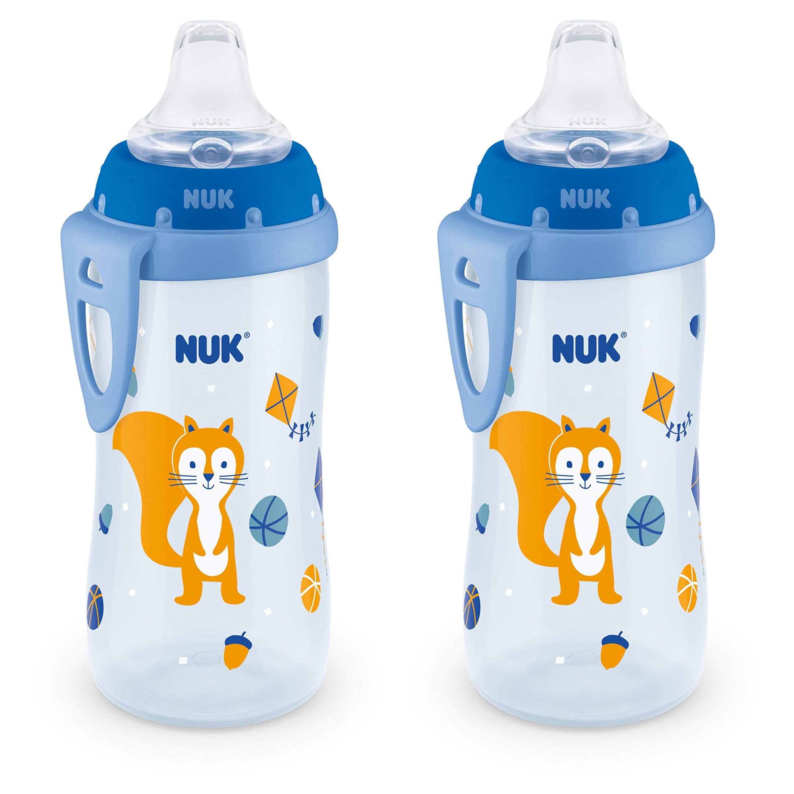 NUK 62703 Active Toddler Cup ultra-lightweight design with clip for easy carrying.