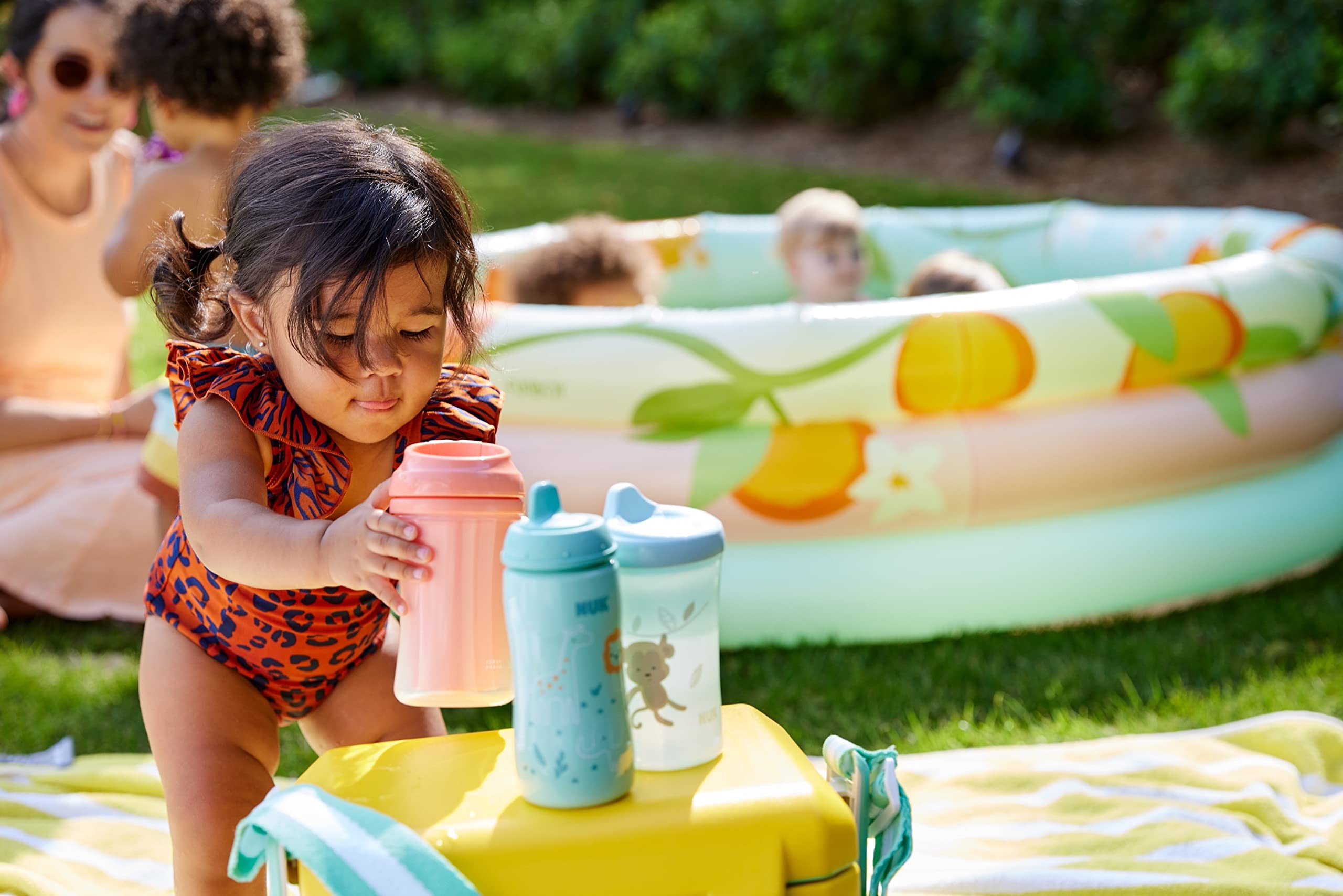 NUK Active leak-proof design helps prevent spills.
