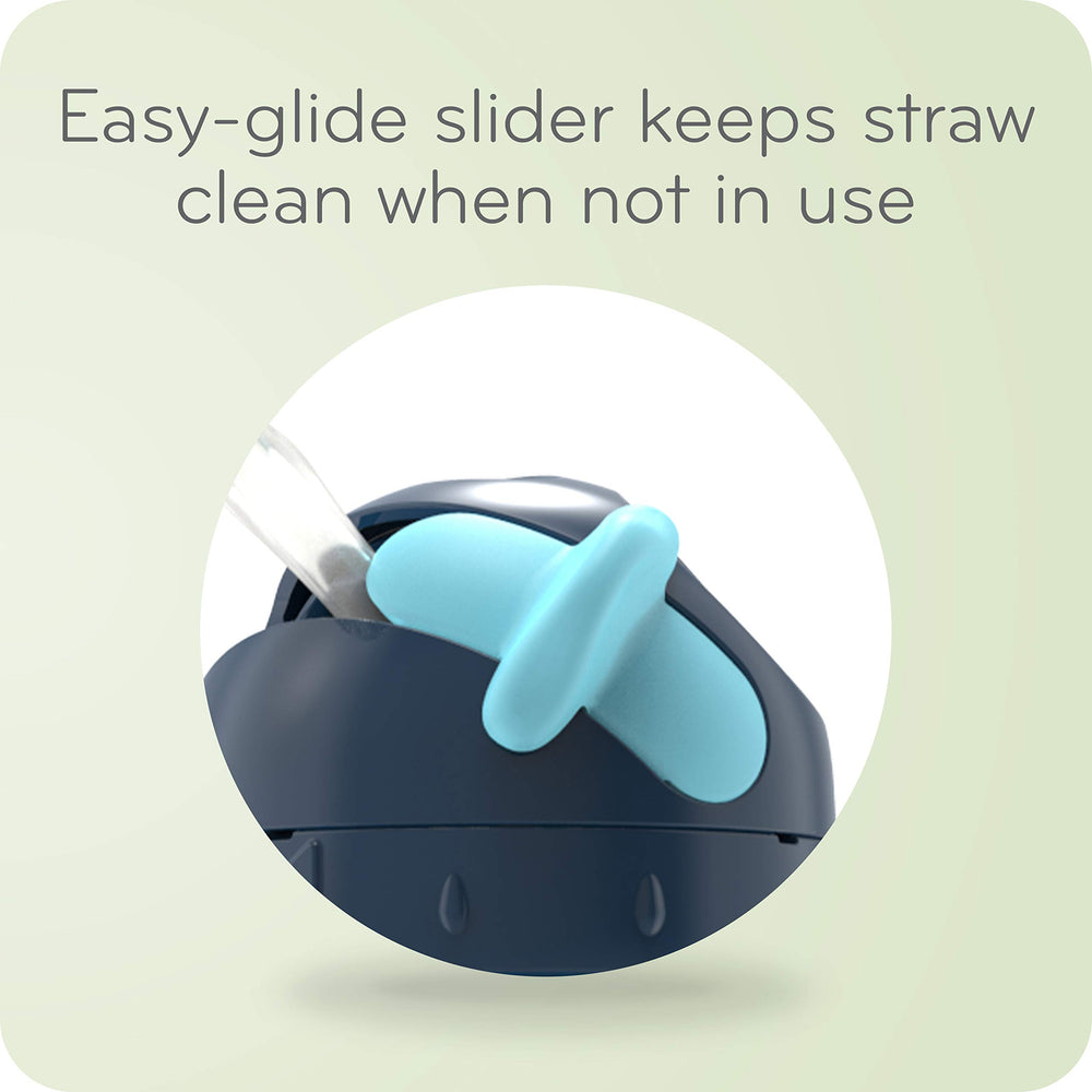 NUK Batman spill-proof design helps keep mess to a minimum.