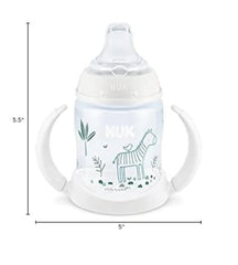 NUK Disney Learner Sippy Cup Woodlands Zebra BPA-free dishwasher-safe design for easy cleanup