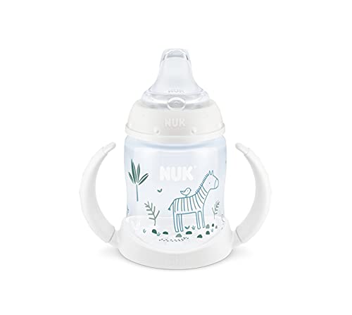 NUK Disney Learner Sippy Cup Woodlands Zebra removable handles aid early grip development