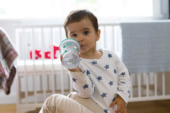 NUK Evolution Straw Cup soft silicone straw gentle on gums during sip