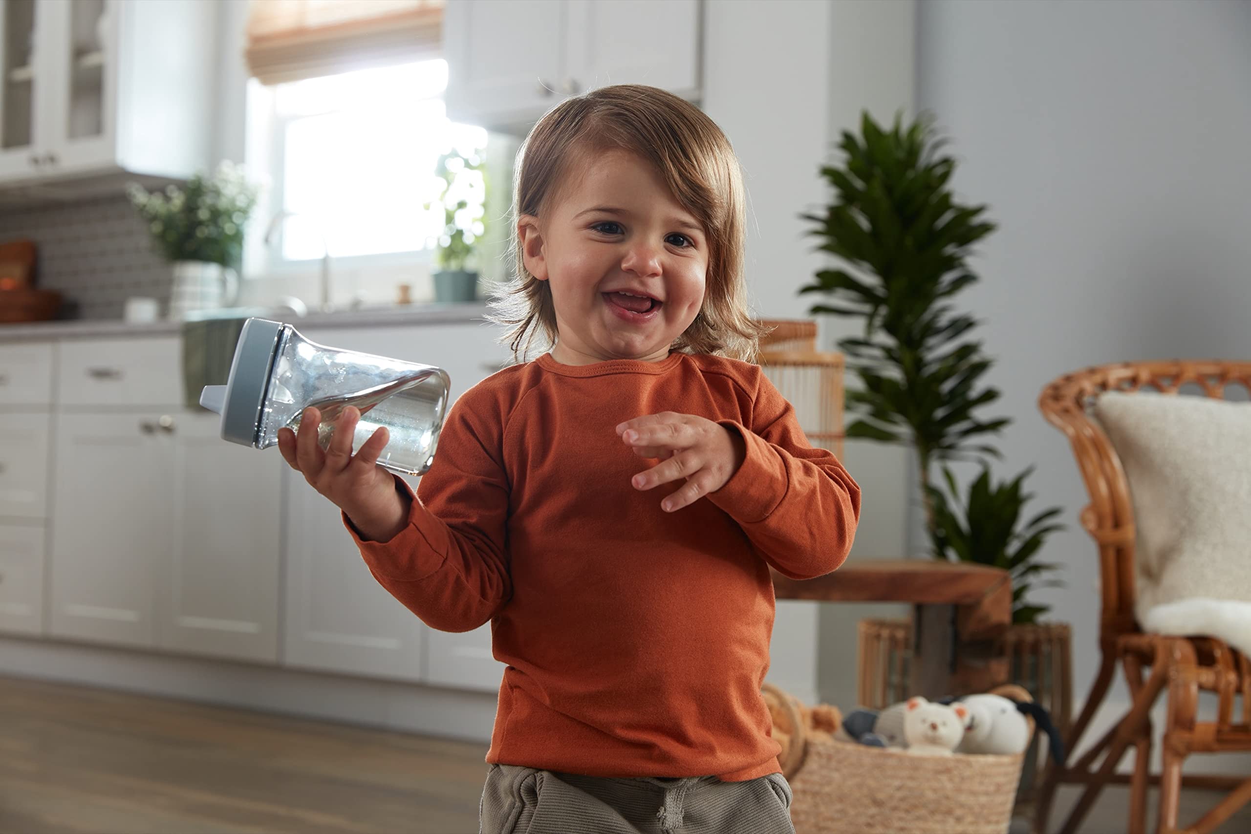 NUK for Nature Everlast BPA-free cup ensures safe sipping for toddlers.