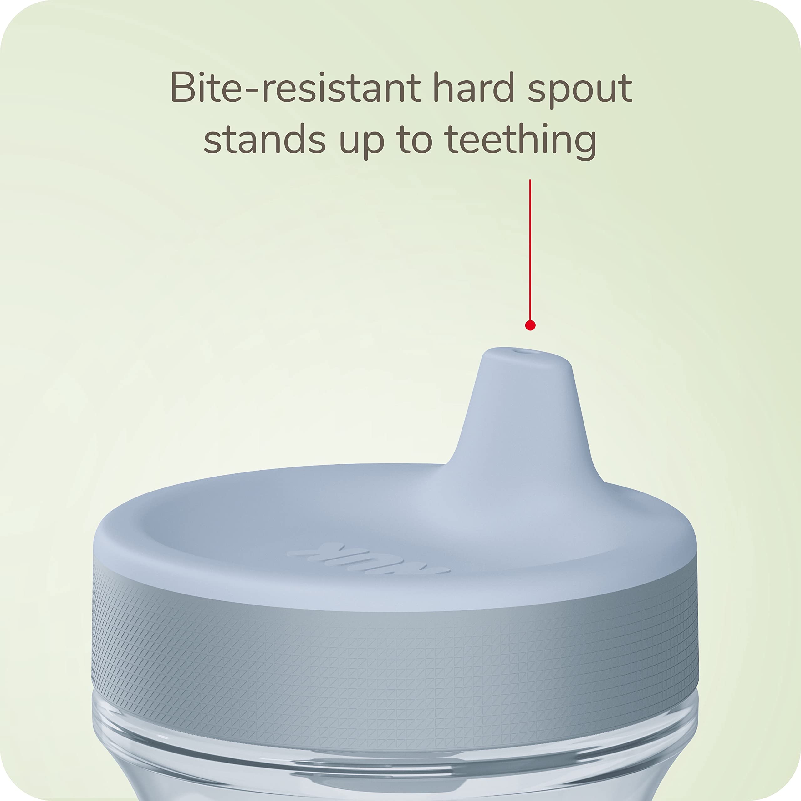 NUK for Nature Everlast premium Tritan construction stands up to daily use.