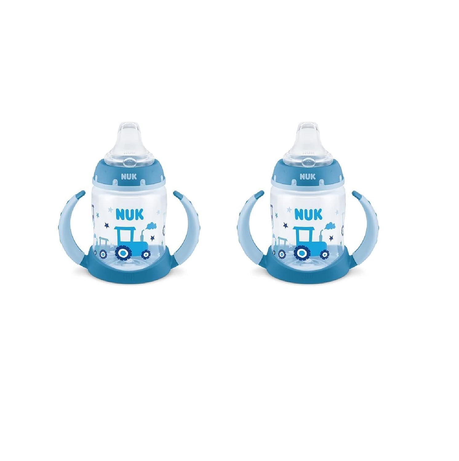 NUK Learner Cup tractor design, ideal for little hands at mealtimes