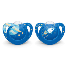 NUK orthodontic nipple close-up for breast-like soothing comfort