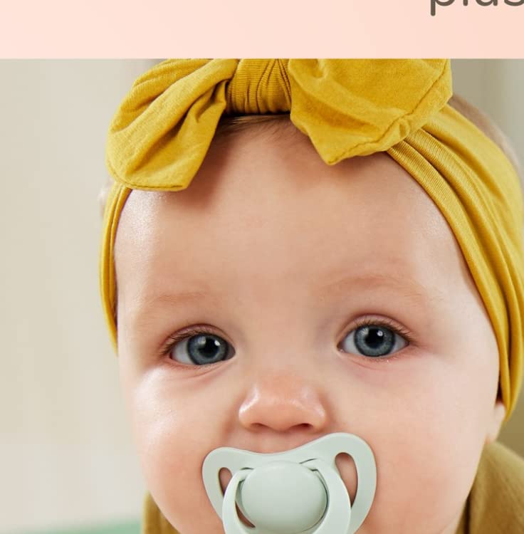 NUK orthodontic pacifier pink powder pink nipple detail