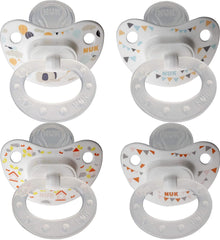 NUK orthodontic pacifiers 18-36 months with dots design support natural sucking