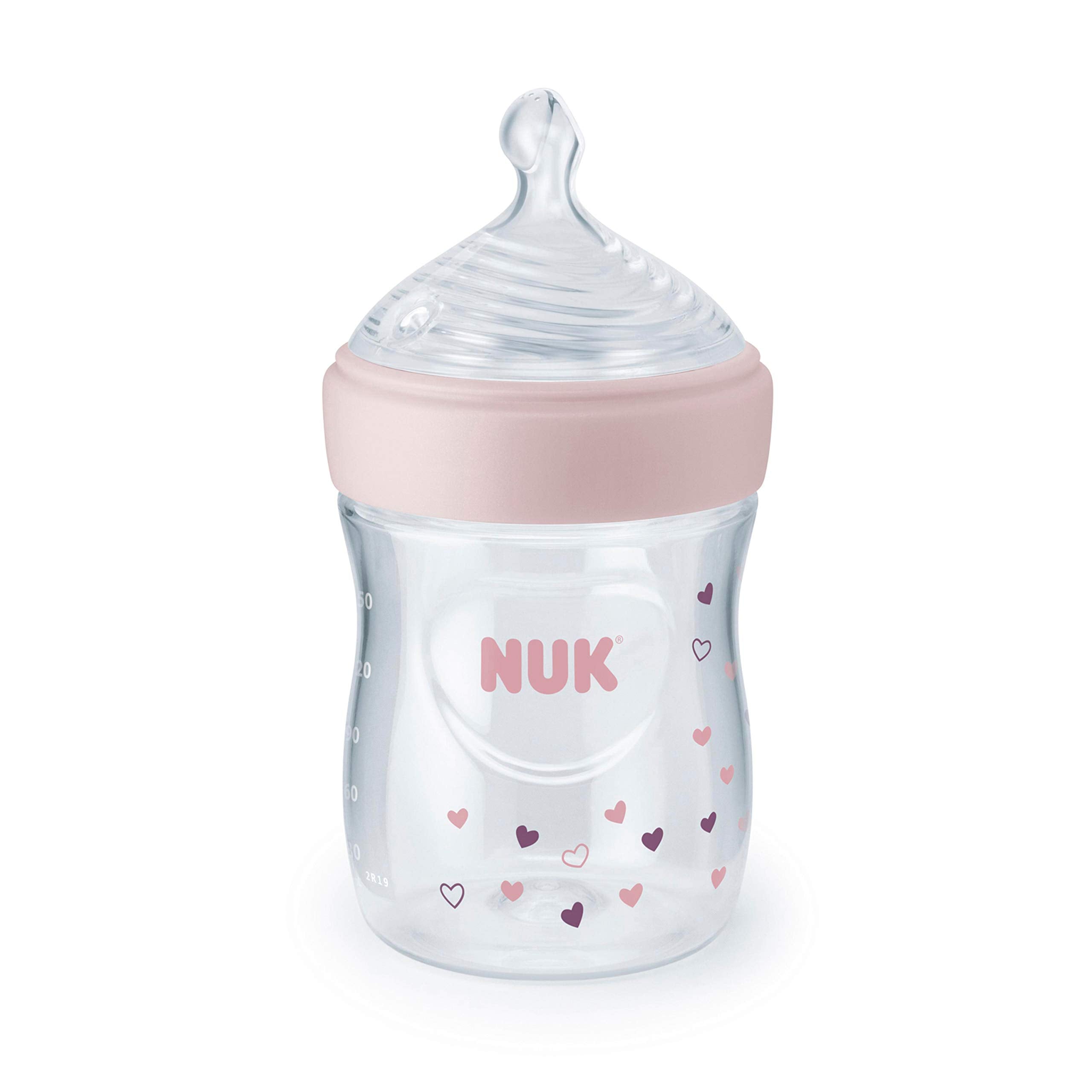 Ergonomic bottle design fits small hands for easier feeding.
