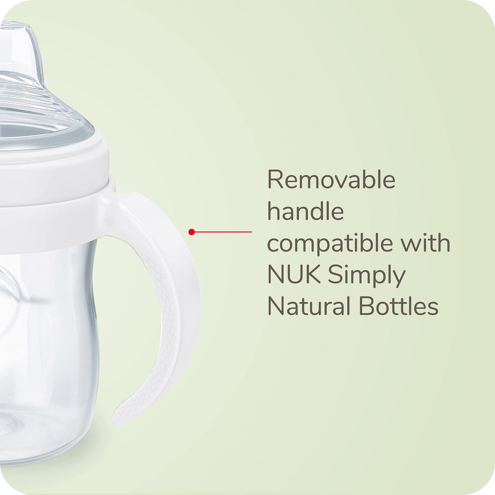 NUK Simply Natural Learner Cup BPA-free Tritan base and dishwasher-safe