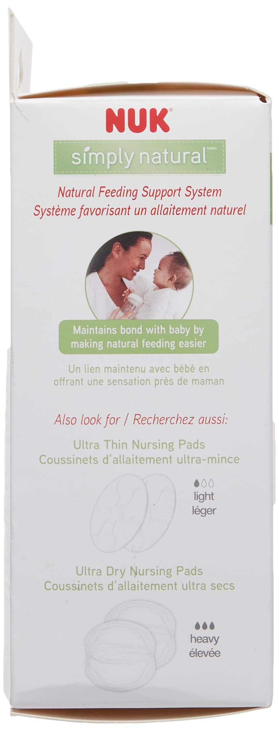 NUK no-mess pour spout aids clean transfer of milk