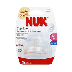 NUK replacement spouts for on-the-go sippy cups, easy upkeep and reduced waste