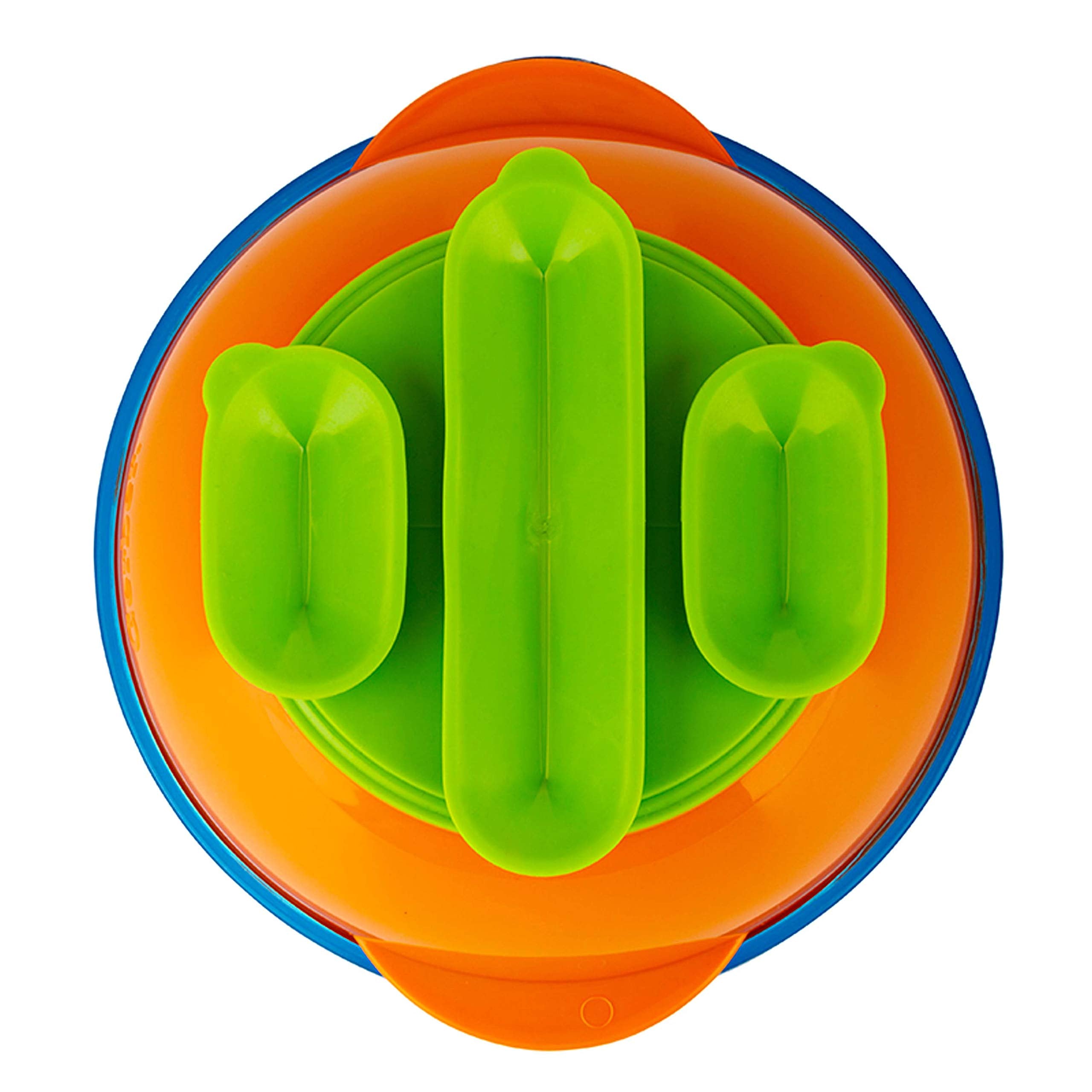 NUK Tri-Suction Bowls suction cups in action prevent spills during feeding