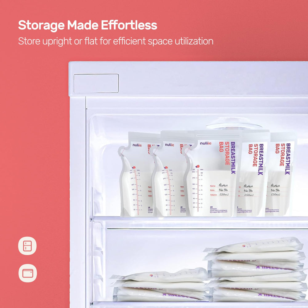 Nuliie BPA-free materials ensure safe, clean milk storage