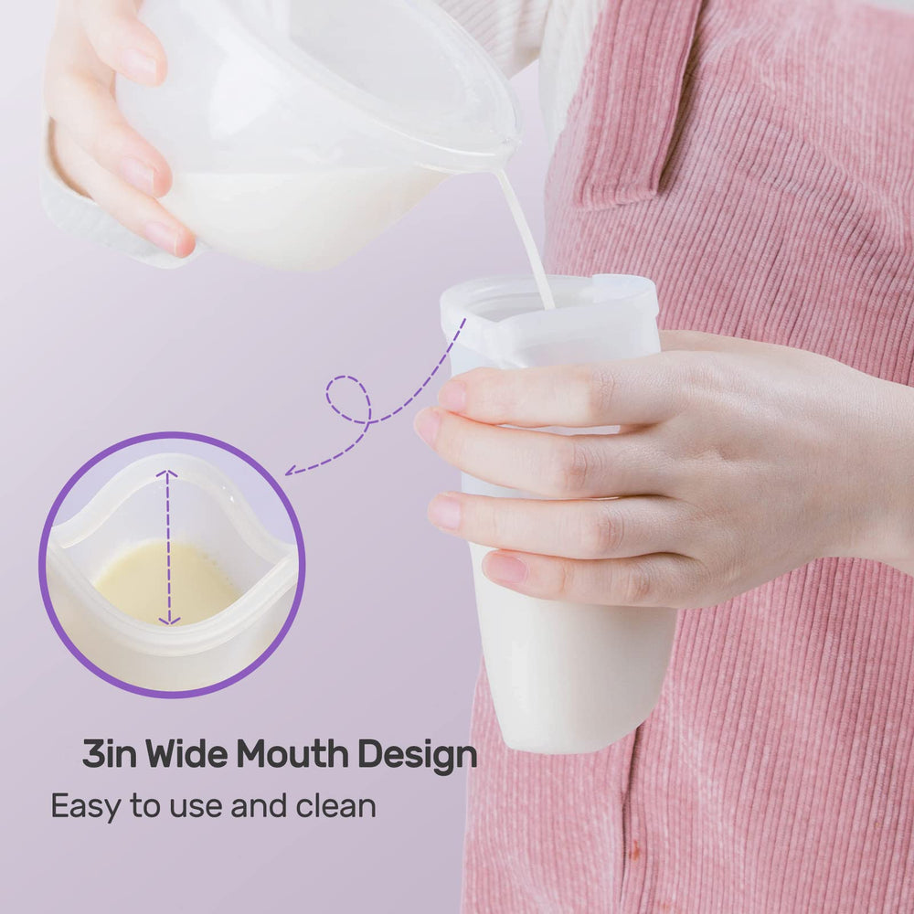 Nuliie bags wide opening design for quick filling and cleaning