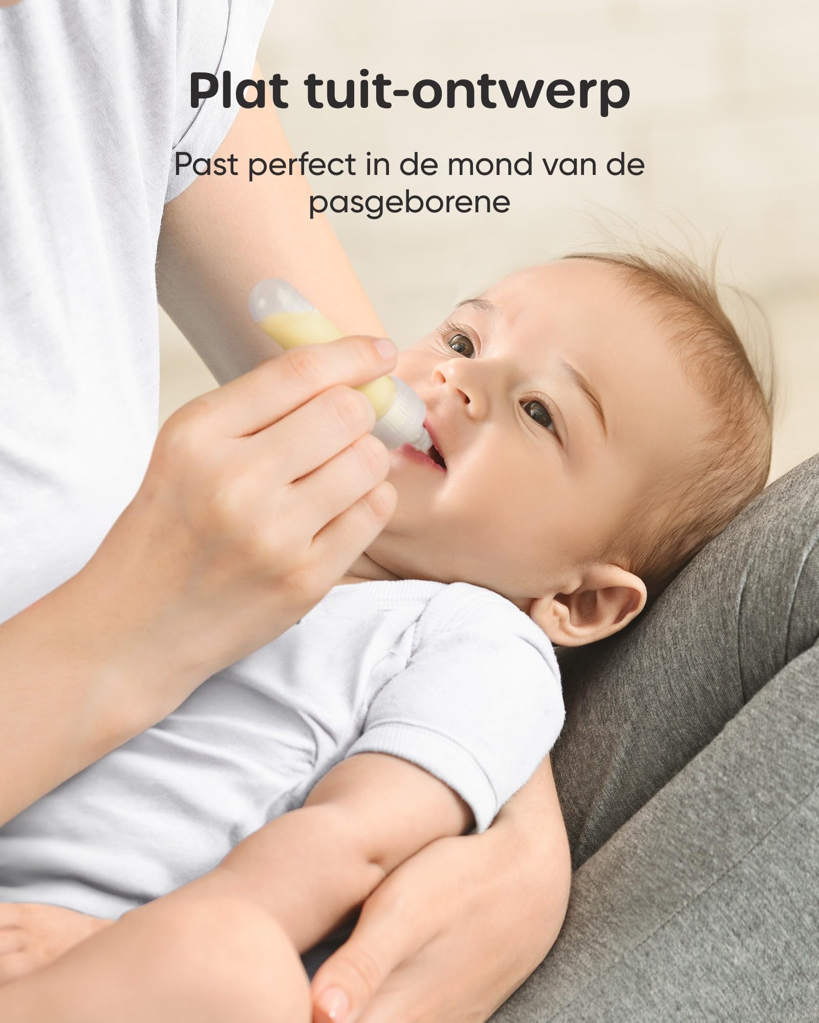 Nuliie Colostrum Collector Kit includes cleaning brush and cotton cloth for easy care