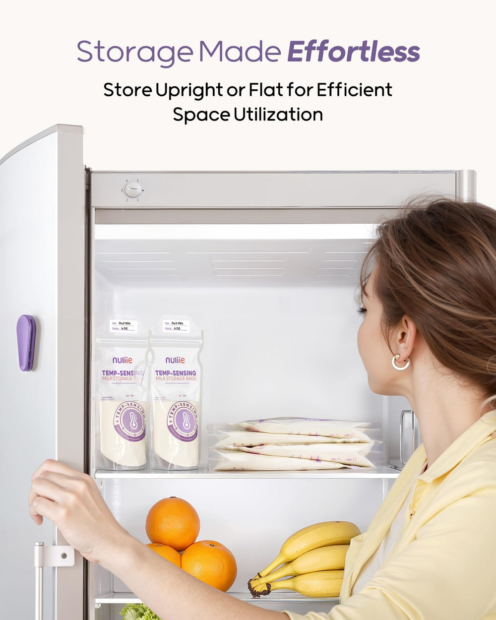 Nuliie double-C ergonomic grip for easy handling.