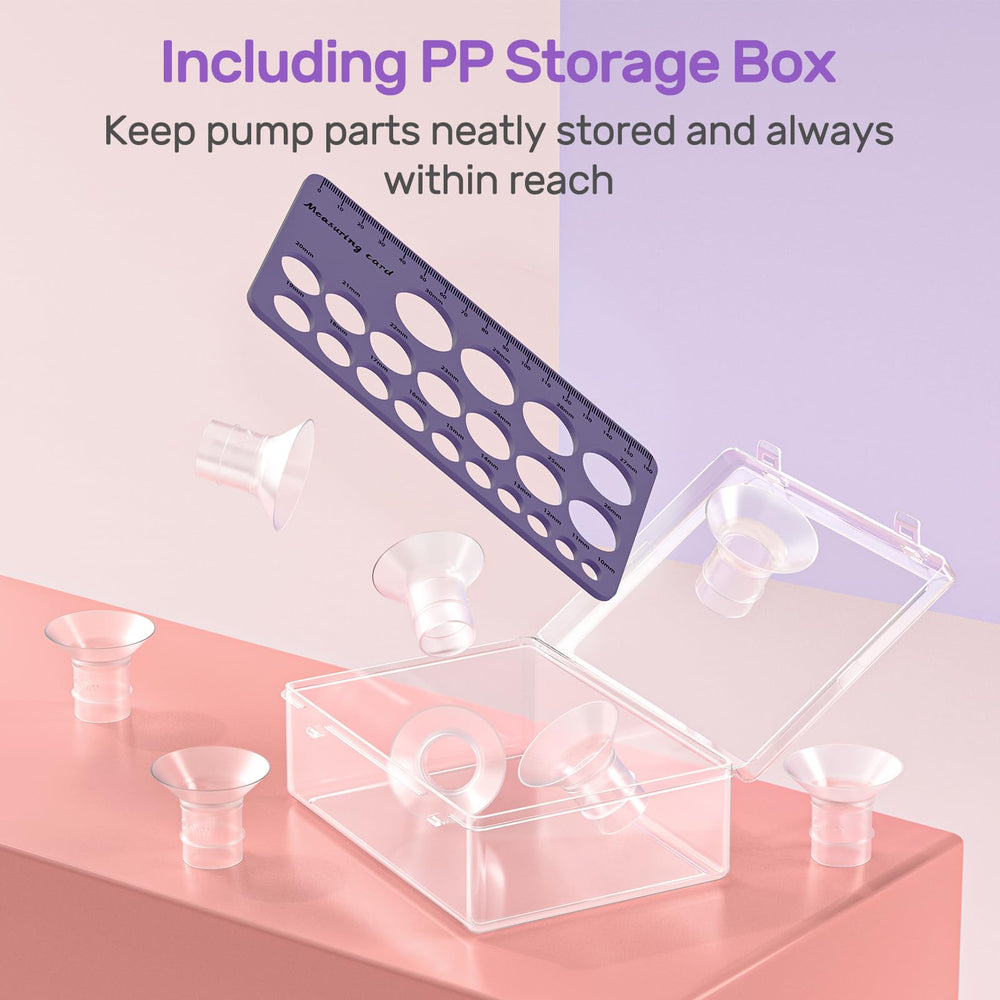 Nuliie flange inserts 17mm close-up offers soft silicone for gentle fit