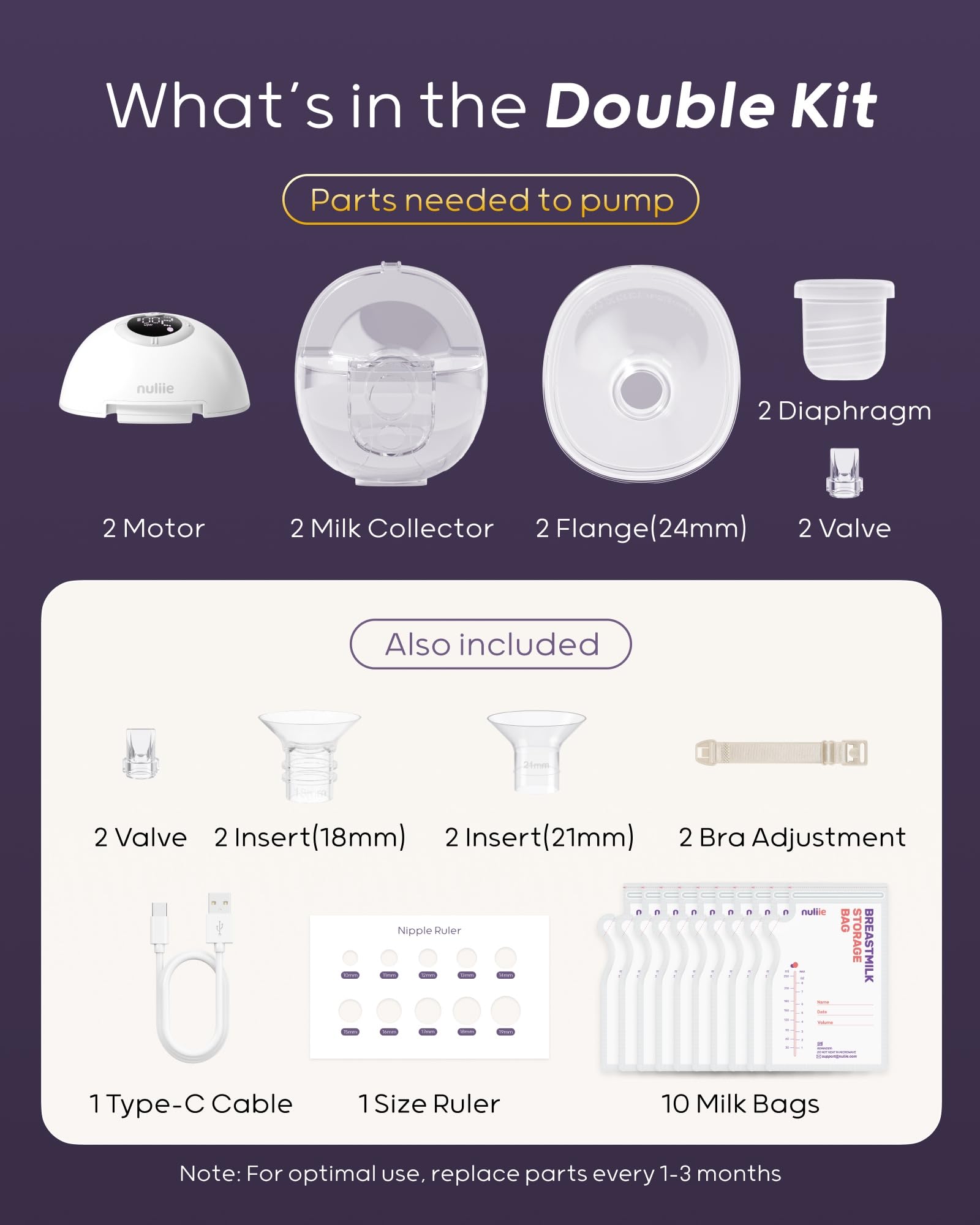 Nuliie S32 BPA-free silicone construction for safe cleaning