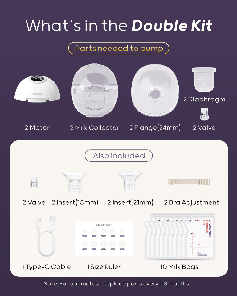 Nuliie S32 BPA-free silicone construction for safe cleaning