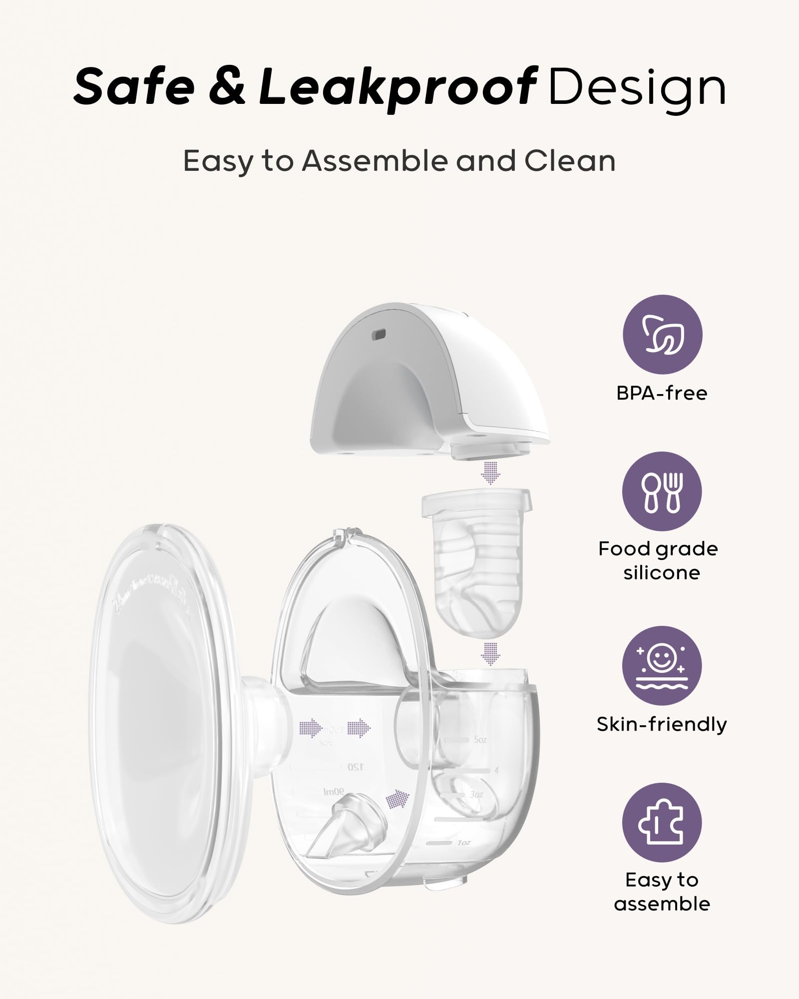 Nuliie S32 offers 4 modes to tailor pumping sessions.