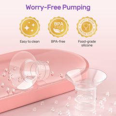 Nuliie silicone flange insert for 17mm size supports better seal with reduced discomfort