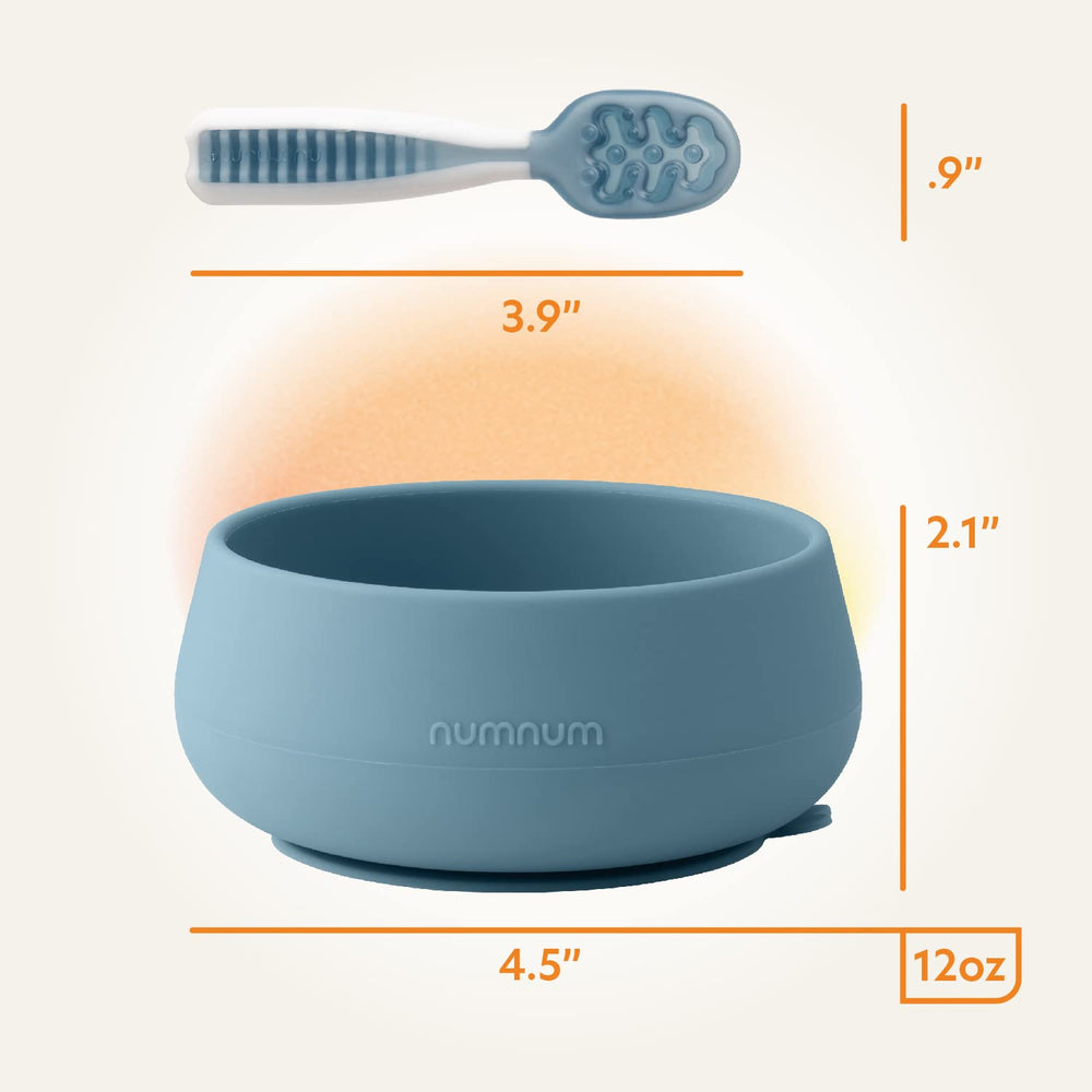 NumNum blue and green colors shown for cheerful mealtime vibes