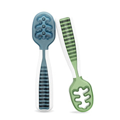 NumNum GOOtensils pre-spoon with contoured handle for secure grip during feeding