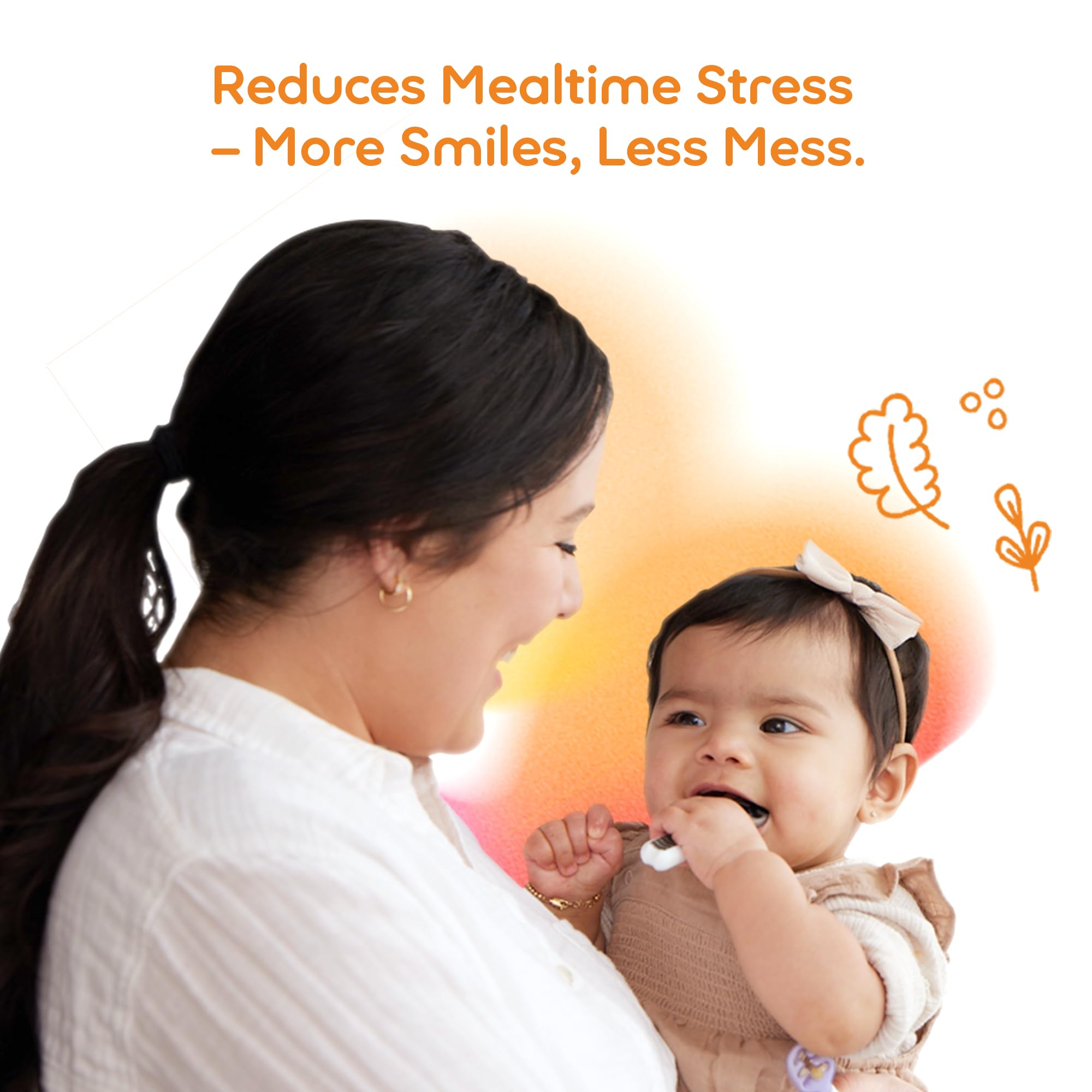 NumNum travel-friendly mealtime design for on-the-go feeding.