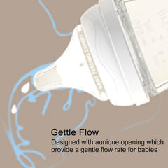 NUMVIM extra-slow-flow nipple supports gradual milk flow for comfortable suckling.